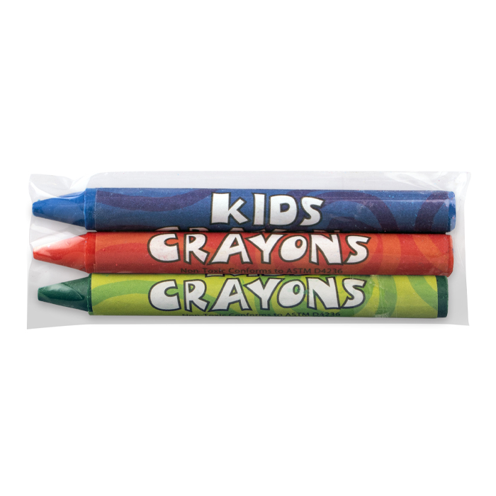 3 Pack 8mm X70mm Cello Crayon